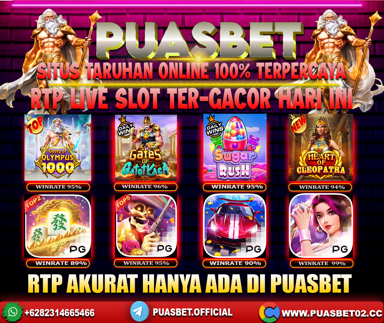 INFO SLOT GACOR PUASBET 23 MAY 2024