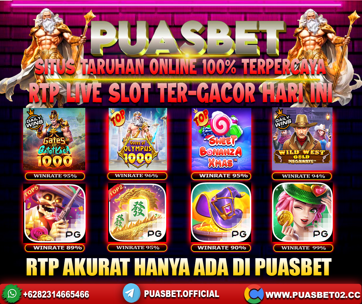 INFO SLOT GACOR PUASBET 24 MAY 2024