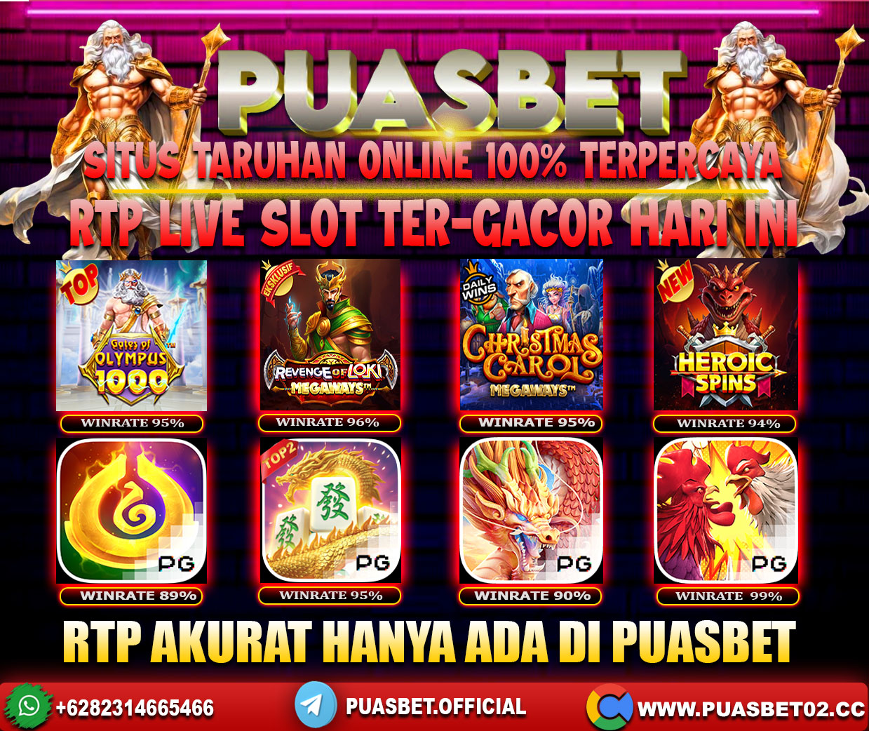 INFO SLOT GACOR PUASBET 21 MAY 2024