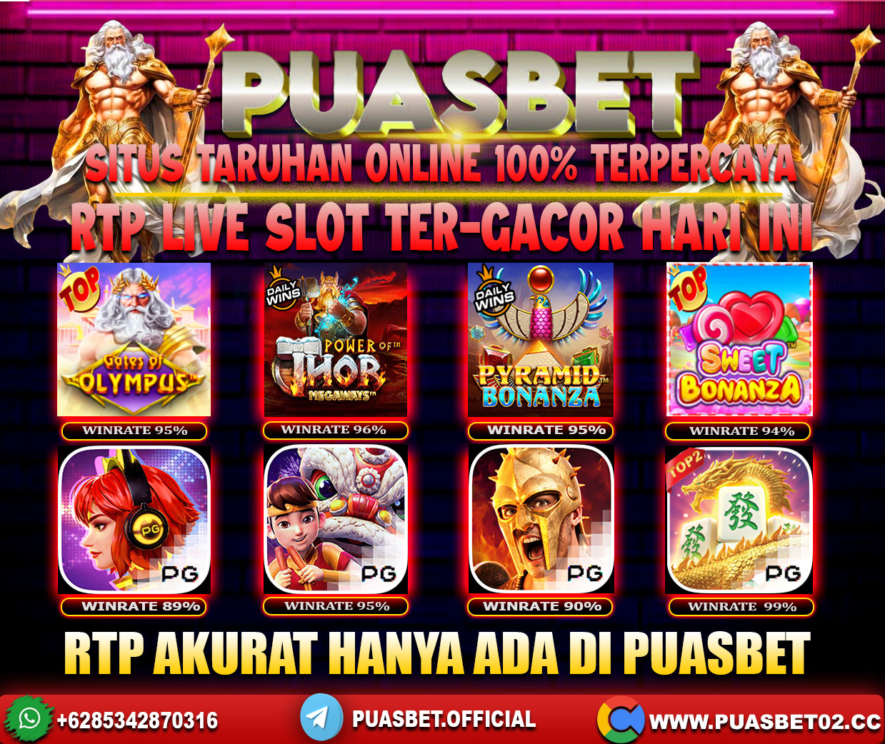 INFO SLOT GACOR PUASBET 19 MAY 2024